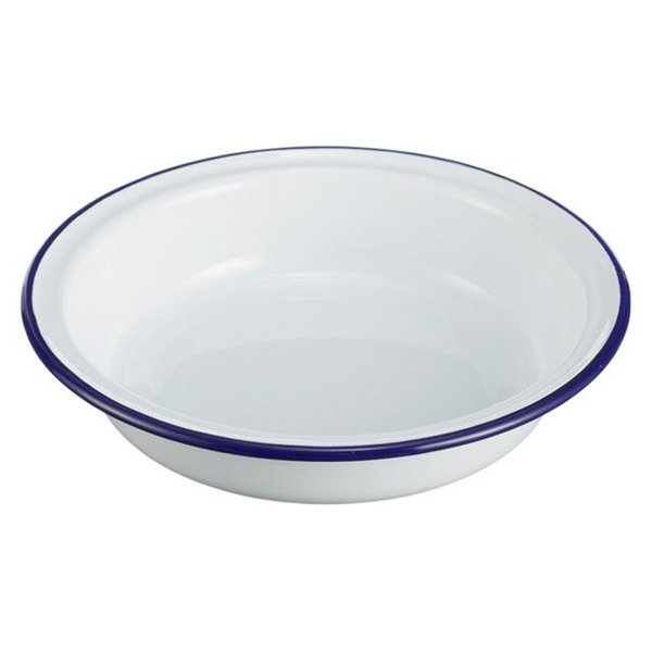 18cm Falcon Enamelware Round Pie Dish