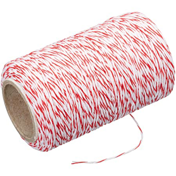 200m Safe Butchers String Red/White