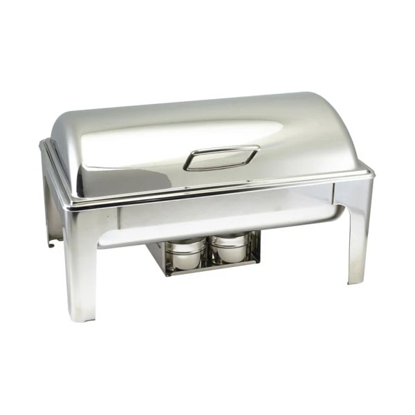 Gn 1/1 Spring Hinged Chafing Dish S/Steel