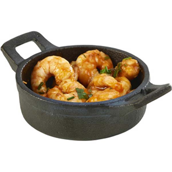 11cm Genware Mini Cast Iron Round