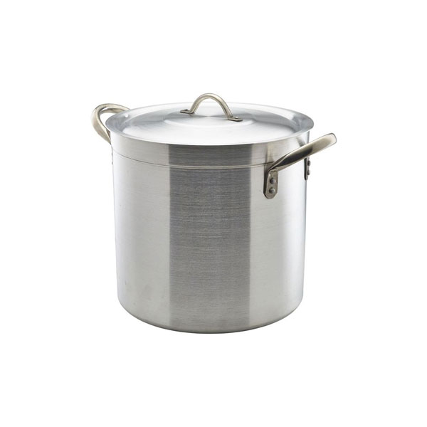 17l Aluminium Deep Stockpot With Lid