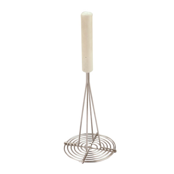 14x14x30.5cm Potato Masher Round S/Steel