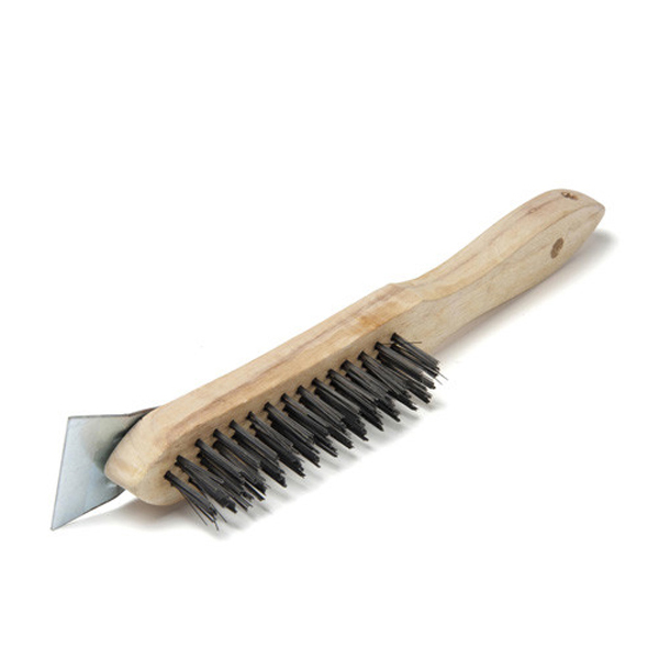 Wire Grill Brush W/Scraper