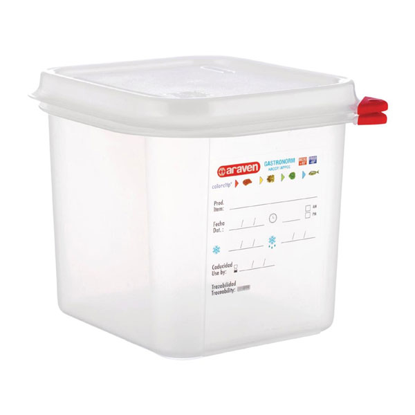 1/6 Araven Gastronorm Container 2.6l