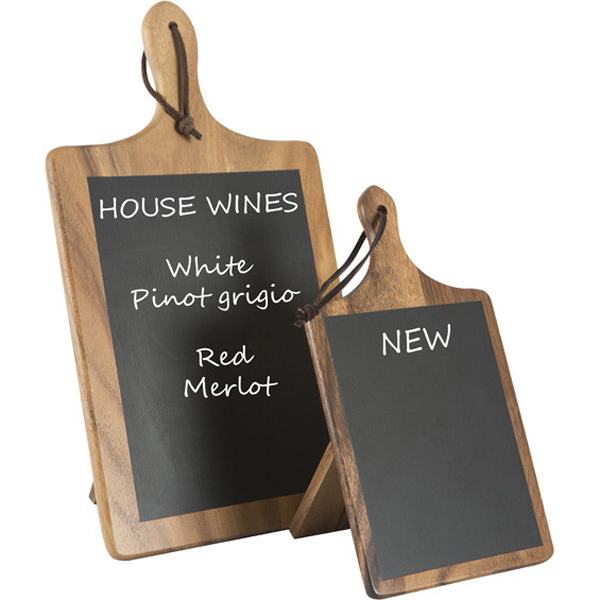 15x26.8cm Paddle Chalkboard & Stand