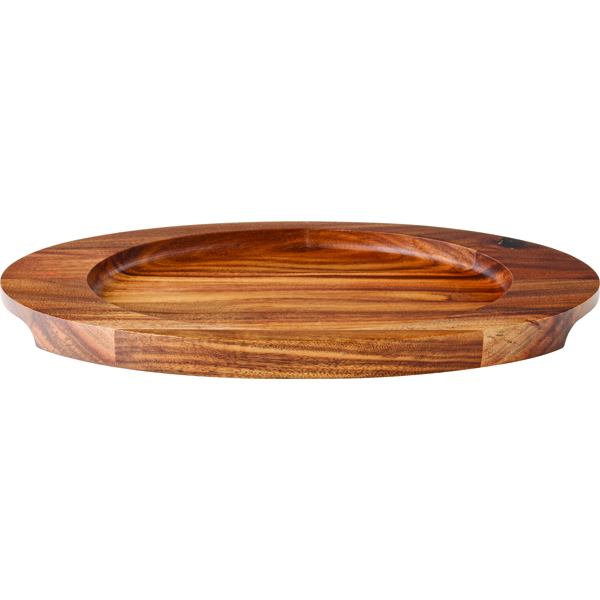 30.5x17.5cm Cast Iron Collection Oval Wood