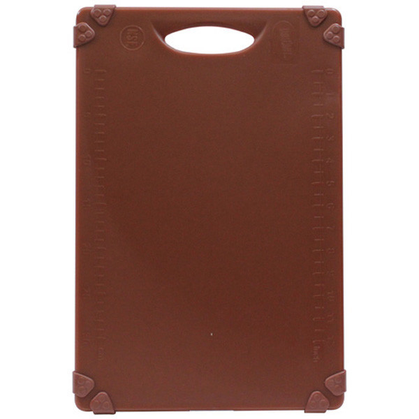 18x12x0.5&quot; Grippy Cutting Board Brown