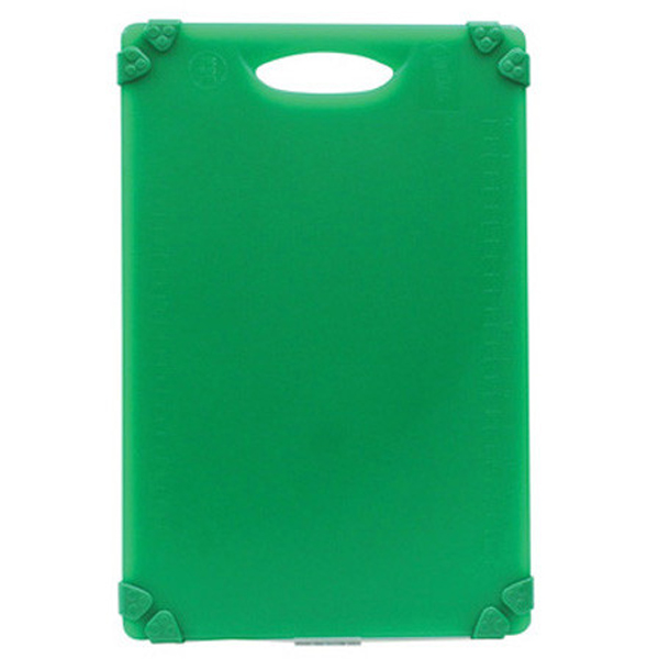 18x12x0.5&quot; Grippy Cutting Board Green