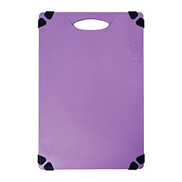 18x12x0.5&quot; Grippy Cutting Board Purple