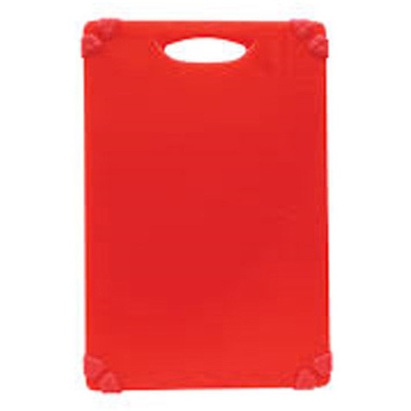 18x12x0.5&quot; Grippy Cutting Board Red