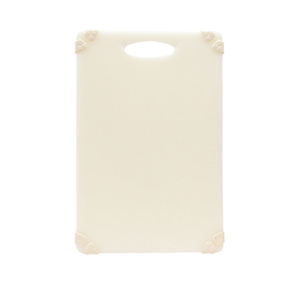 18x12x0.5&quot; Grippy Cutting Board White