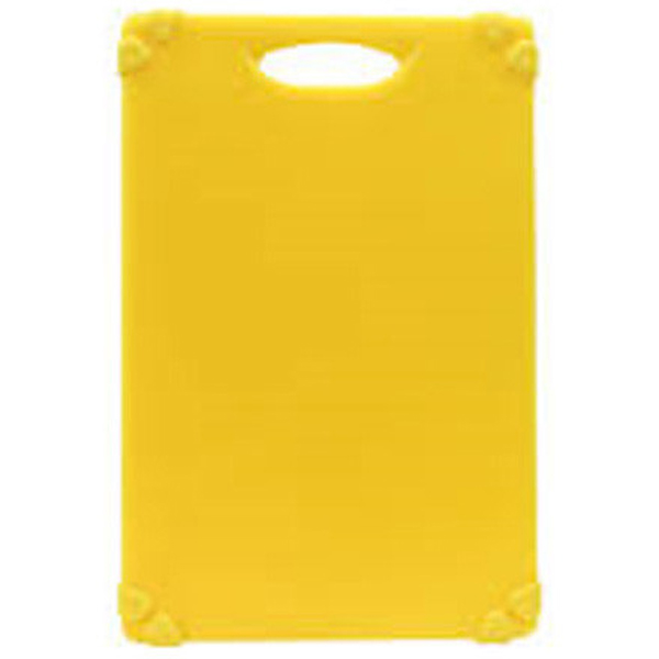 18x12x0.5&quot; Grippy Cutting Board Yellow