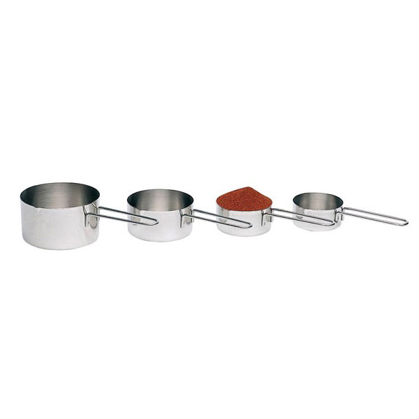 60/80/125/250ml Measuring Cups S/Steel