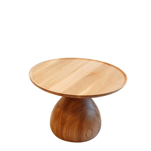 320x320x210mm Wooden Cake Stand Oak