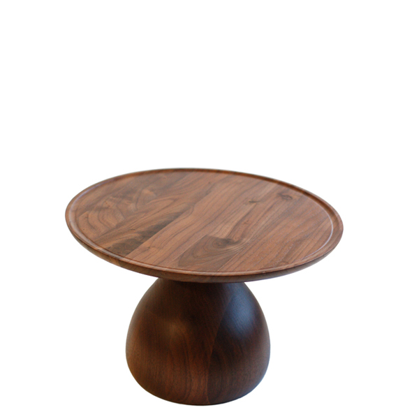 320x320x210mm Wooden Cake Stand Walnut