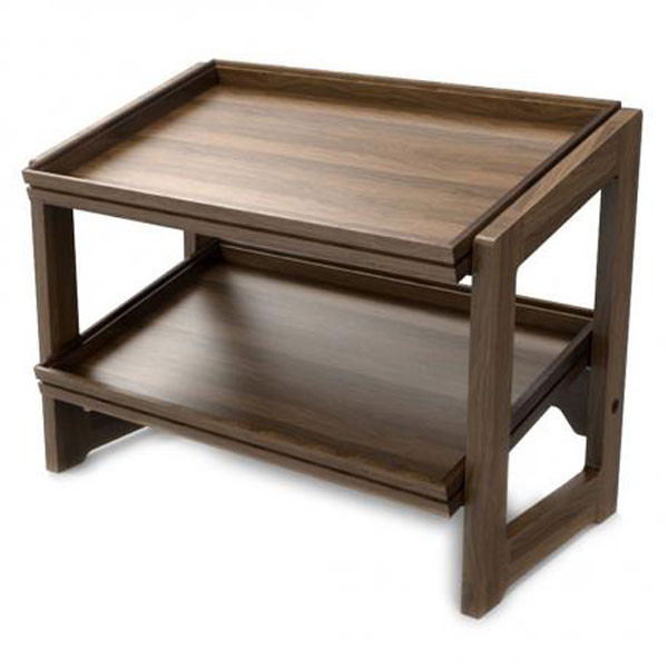 574x323x441mm 2 Tier Flow Rustic Stand