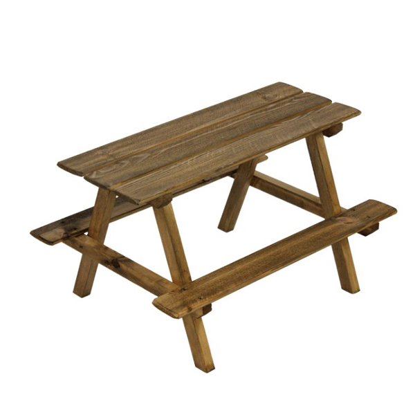 50x36.5x30cm Mini Picnic Bench Brown