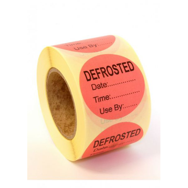 4.5cm Peelable Defrost Label