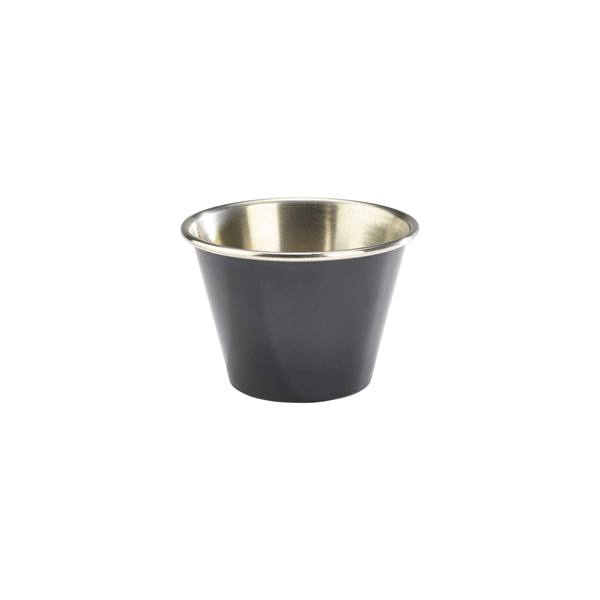 2.5oz Genware S/Steel Ramekin Black