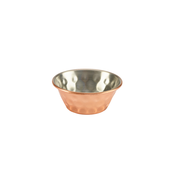 1.5oz Genware Hammered Ramekin Copper