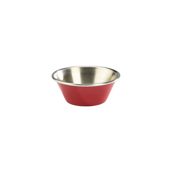 1.5oz Genware S/Steel Ramekin Red