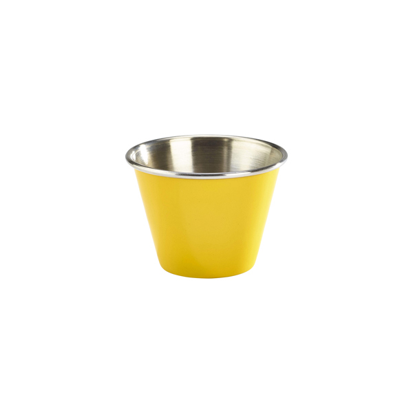 2.5oz Genware S/Steel Ramekin Yellow