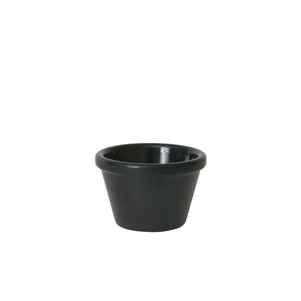 1.5oz Melamine Plain Ramekin Black