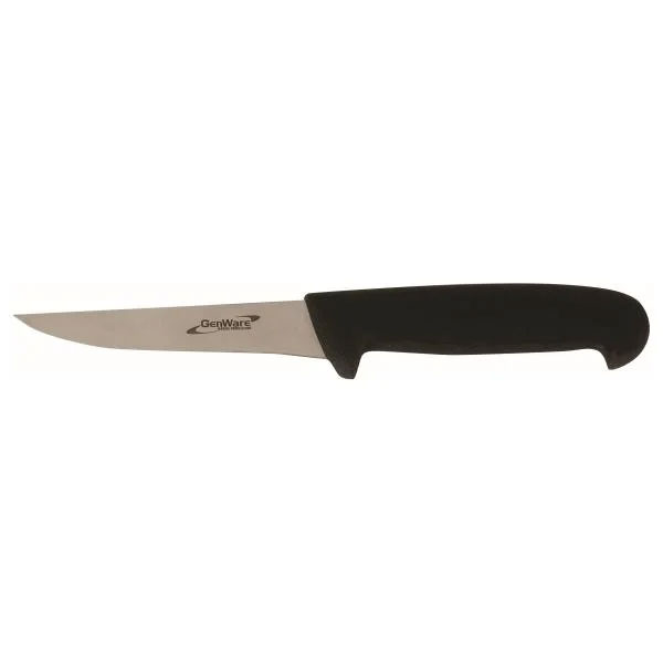 5&quot; Genware Rigid Boning Knife Black