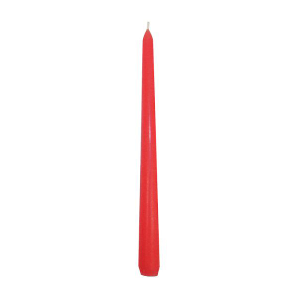 10&quot; Tapered Candle Red