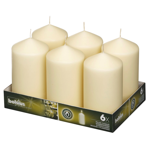 80x150mm Pillar Candle Ivory