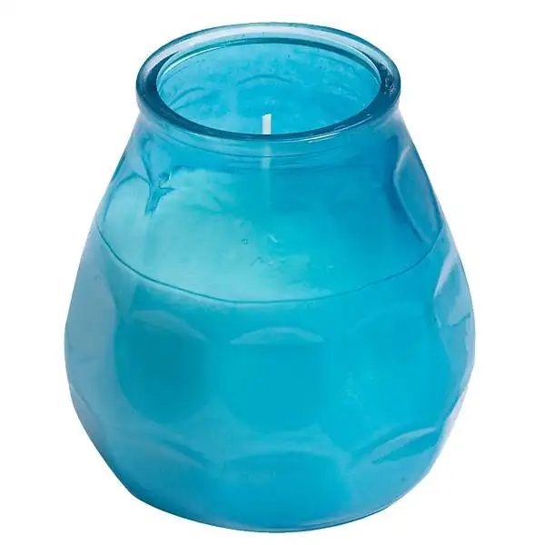 70hr Twilight Lowboy Candle Turquoise