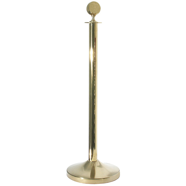 100cm Barrier Post Ball Top Gold