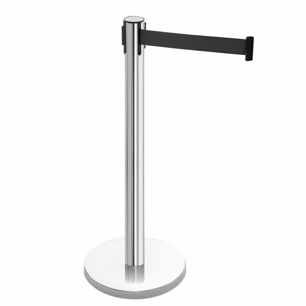 Genware Retractable Barrier Post S/Steel