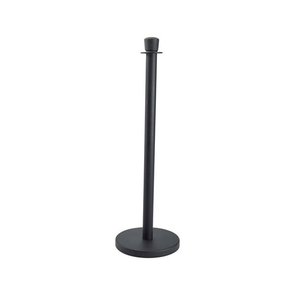 100x32cm Genware Barrier Post Black