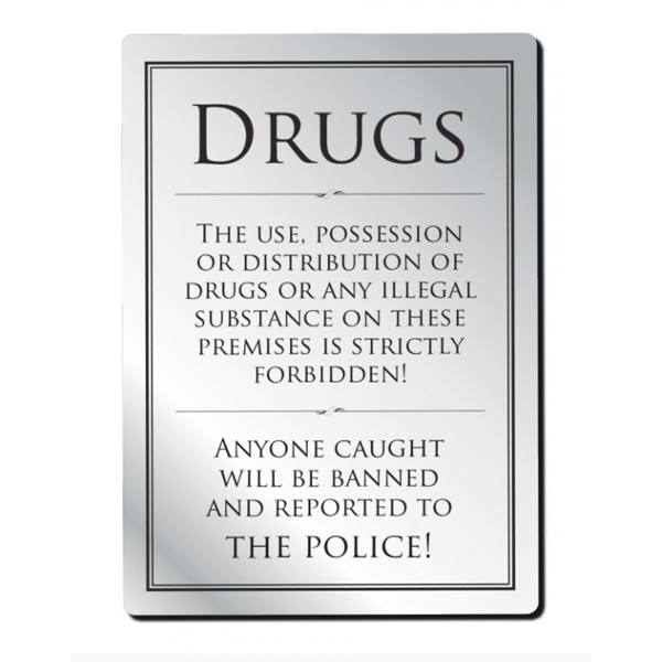 297x210mm Drugs Policy Aluminium