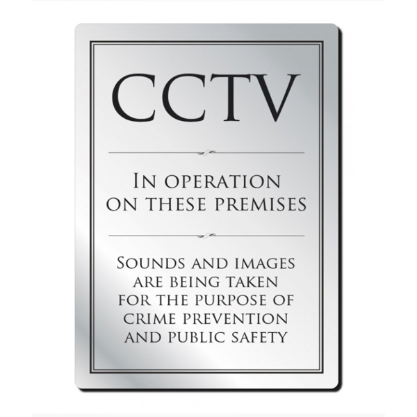 210x297mm Cctv In Operation Sounds &