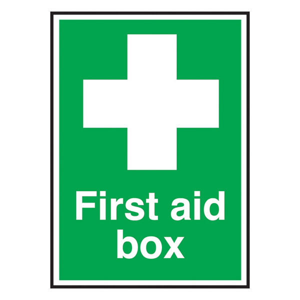 150x100mm First Aid Box S/A Sign