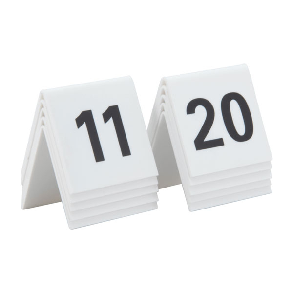 50x50mm Table Top Number Sets 11-20