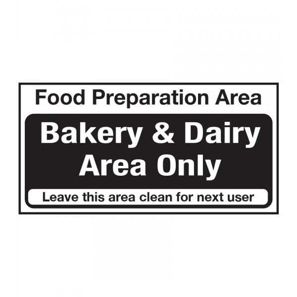 100x200mm Bakery & Dairy Area Only