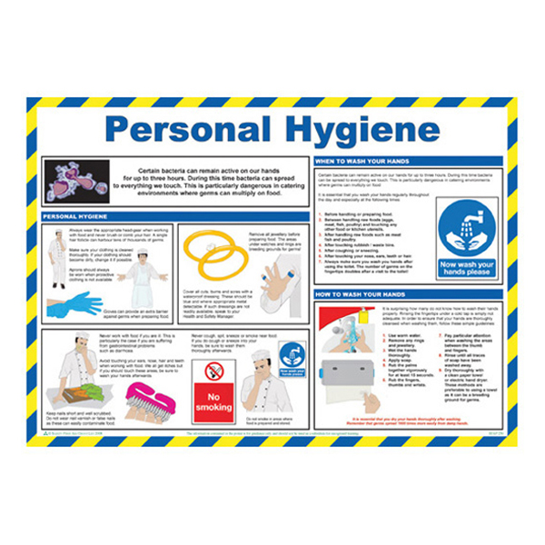 420x590mm Personal Hygiene Poster