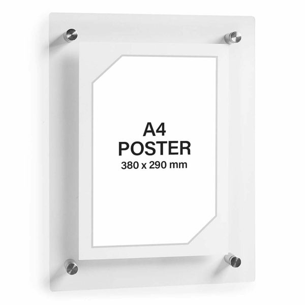 210x297mm Acyrlic Wall Mount Panel Poster