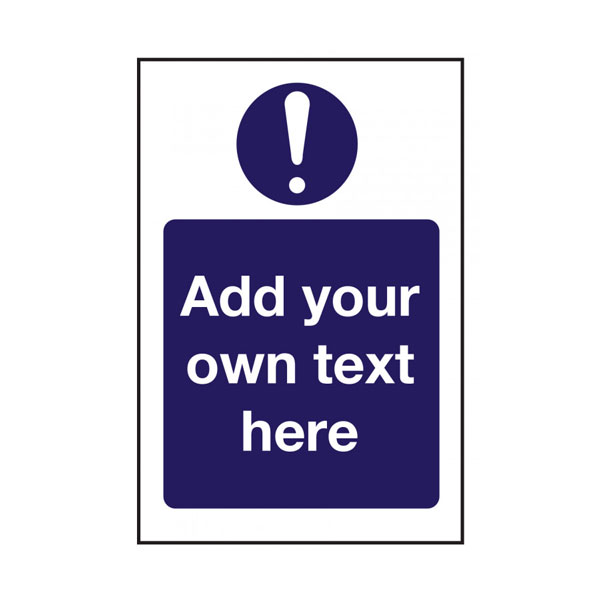 300x200mm Create Your Own S/A Sign