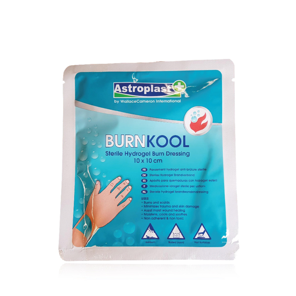 10x10cm Astroplast Burnkool Sterile