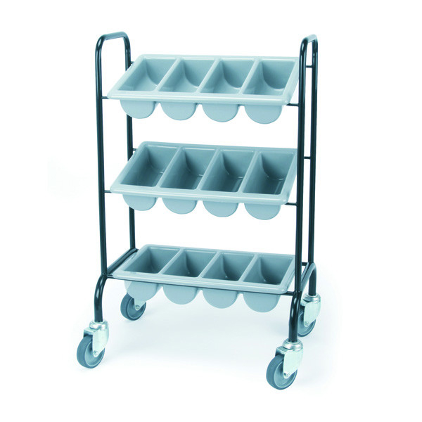 Reward 3 Tier Cutlery Trolley Inc Cutlery