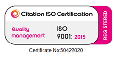 Citation ISO Certification - Quality management ISO 9001:2015 - Certificate No: 50422020